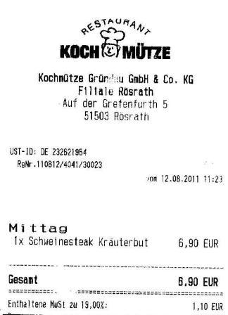 etotal Hffner Kochmtze Restaurant
